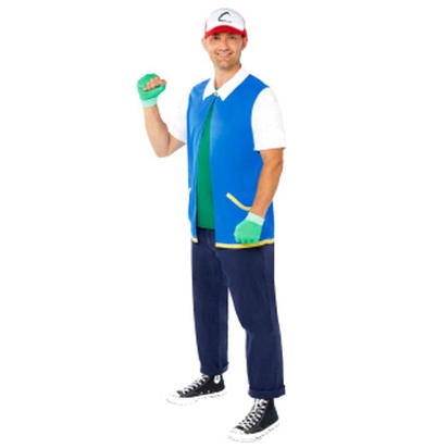 Costume Adulte Pokemon Ash Taille Standa