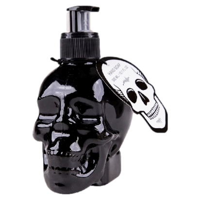 Savon mains 300ml Skull noir + distrib.