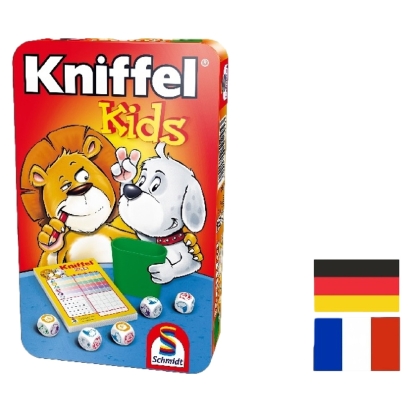 Metalldose Kniffel Kids D/Gb/F/I/Nl/E