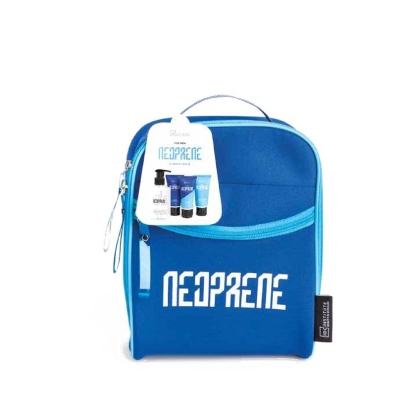 Set Neoprene Blue 4 pi�ces Rasage