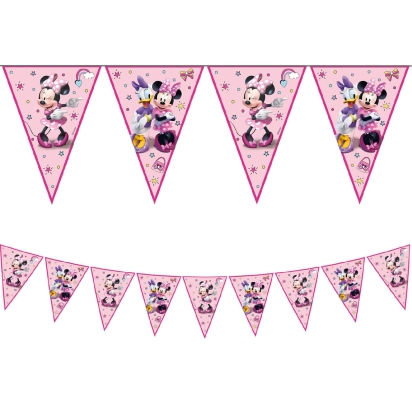 Minnie Junior Drapeau triangulaire en pa