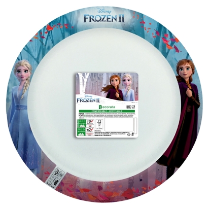Frozen 8 Assiettes Carton 23Cm