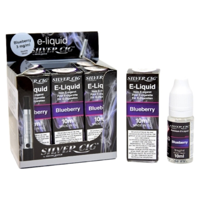 E-liqu.(10ml) Silvercig 3mg BLUEBERRY