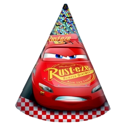 Cars 3 Chapeaux carton 6p