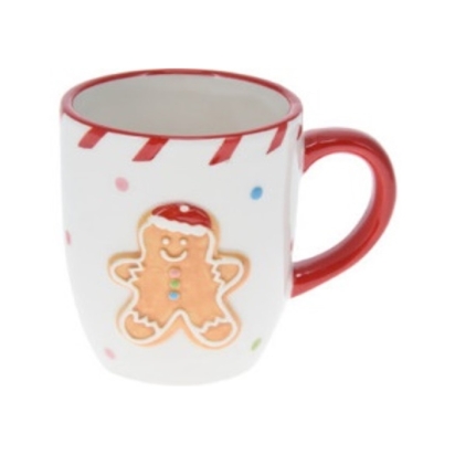 Mug de Noël Cookie 10cm 2ass