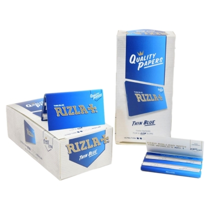 Feuille cig. RIZLA bleu double