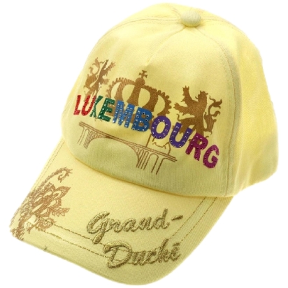 Casquette de golf jaune  Luxembourg  str