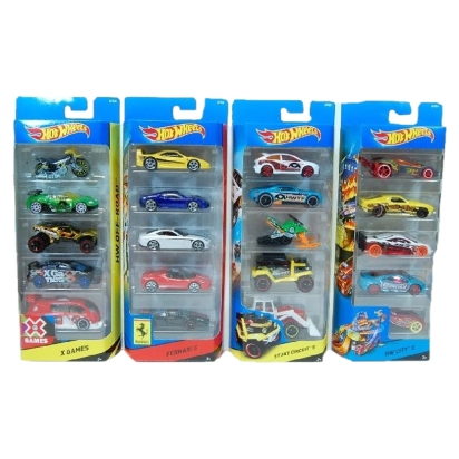 Voiture Hot wheels set de 5 p. ass