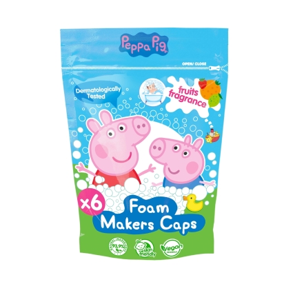 Peppa Pig Mousse De Bain 6Pcs 120Gr