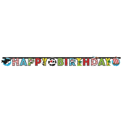 Guirlande Lettres En Papier Happy Birthd