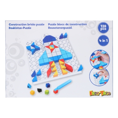 puzzle blocs Construction 128 pièces