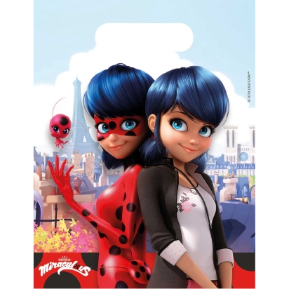 Miraculous Ladybug Sacs de fête en plast