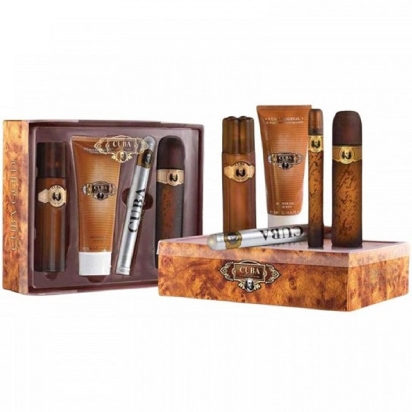 COFFRET CADEAU CUBA GOLD 4PCS