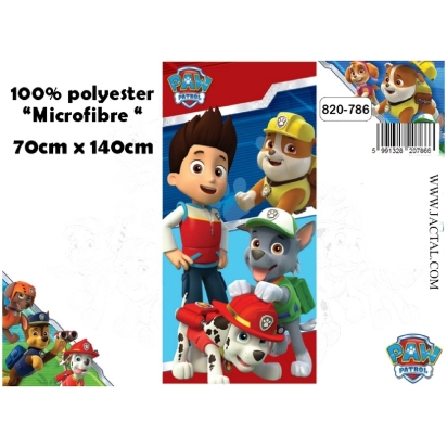 Serviette Plage Paw Patrol