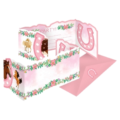 8 Invitations & Enveloppes Beautiful Hor