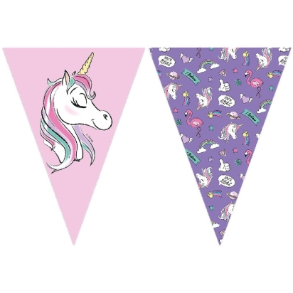 Licorne Minnie Guirlande drapeaux 230cm