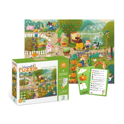 Wimmelpuzzle Summer in the village, 60 p