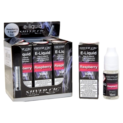 E-liqu.(10ml) Silvercig 6mg RASPBERRY