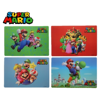 4 Sets De Table Mario 44.5X30Cm