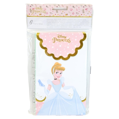 6 Party Bags Princesse carton