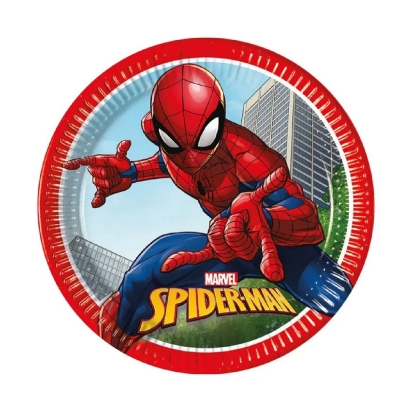 Spider-Man Crime Fighter Assiettes en pa