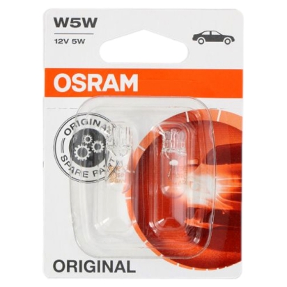 Osram Ampoule 12V 5W W5W Bls.