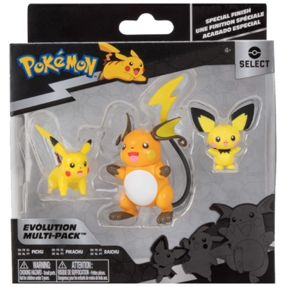 Figurine pokémon Pikachu, Pichu, Rai