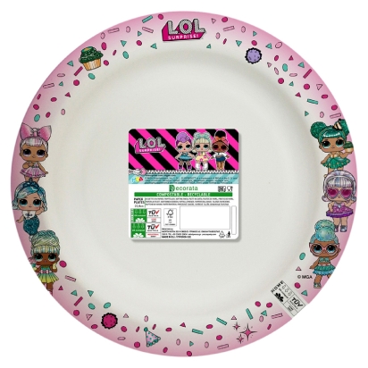 LOL 8 Assiettes carton FSC 23cm