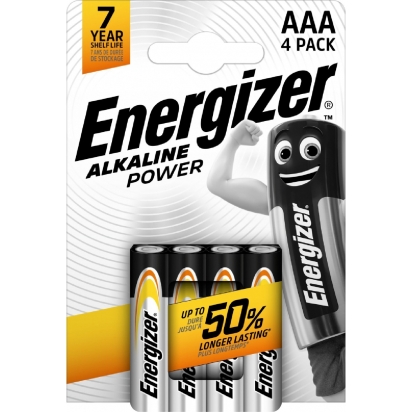 Piles AAA Energizer Alkline Power x4