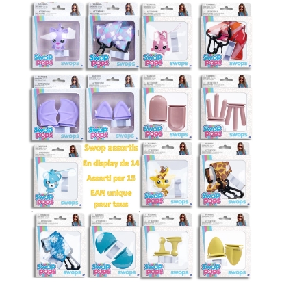SWOP POP assortis en display de 14