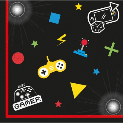 Gaming Party FSC Serviettes en papier do