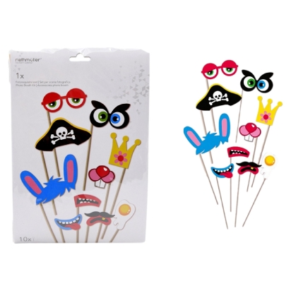 Kit de Photomaton Papier Fun / Bois 10 P