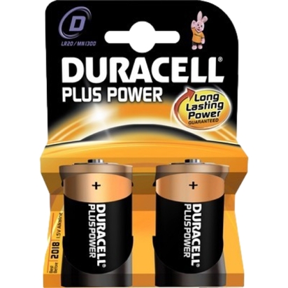 Set De 2 Piles Duracell Plus Lr20-D