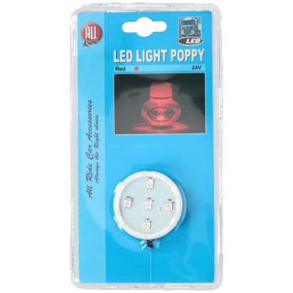 Allride 24V Poppy Led Rouge