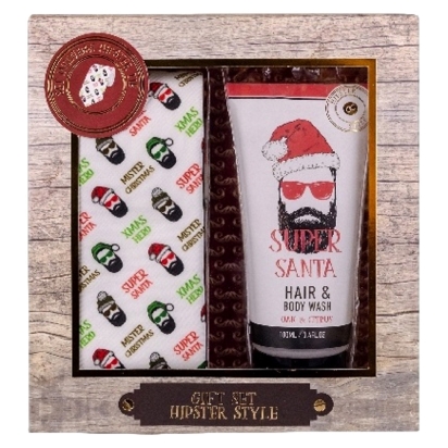 Set De Bain Hipster Style Xmas Parfum