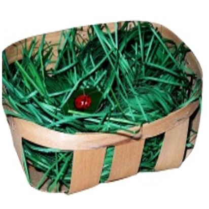 Decorative Easter grass in basket