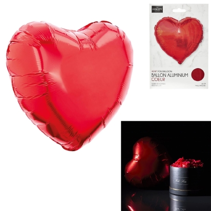 BALLON FOIL COEUR 45 CM M24