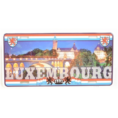 Plaque voiture LUX