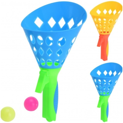 Lance/Attrape Balle Clic Clac 27Cm