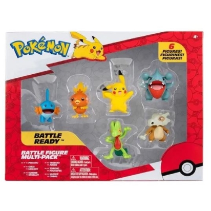 Pok Pack De 6 Figurines - Asst