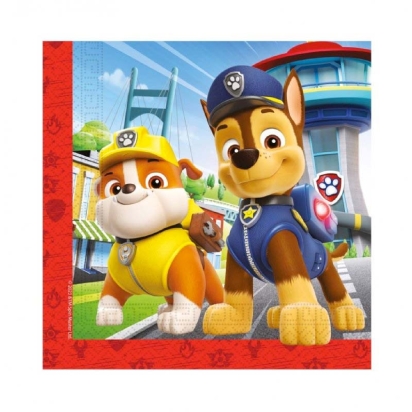 Paw Patrol Ready For Action Serviettes