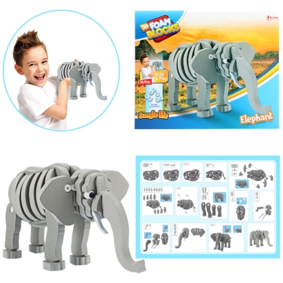 3D puzzle mousse de construct 'El�phant'