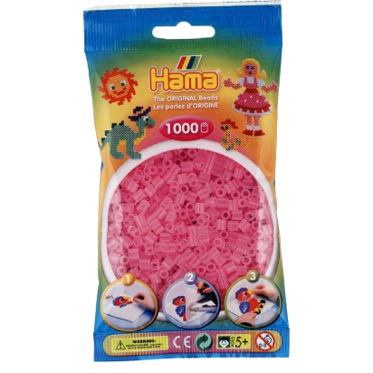 Sac 1000 Perles 72 Rose Translucide