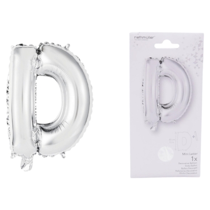 Ballon Foil Mini Lettre D Argent N16