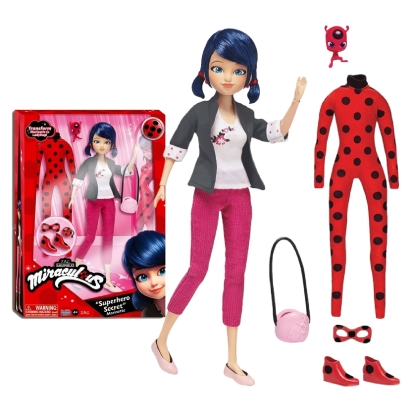 Poup�e Miraculous 26 Cm + 2 Tenues