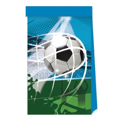 Soccer Fans Sacs de fête en papier FSC