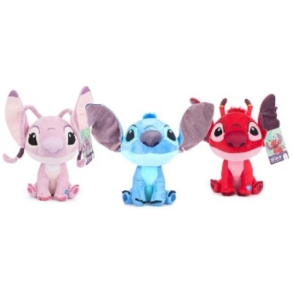 STITCH WITH SOUND PLUSH 30CM ASS