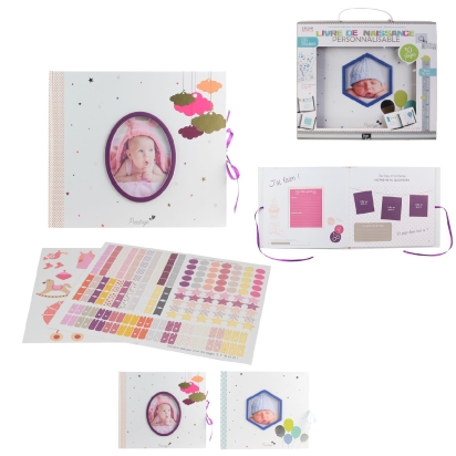 Livre de naissance personnalisable