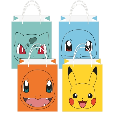 8 sacs de butin Pokémon 2024 papier 13 x