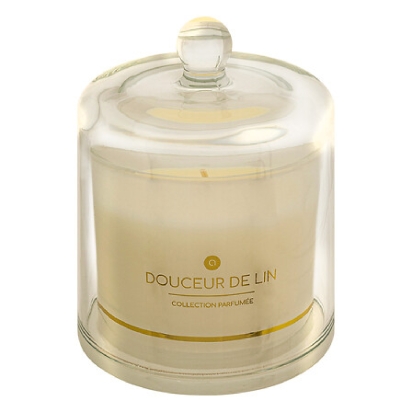 Bougie parfumée 240 g cloche Lin